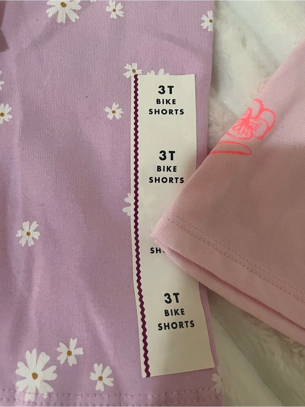 Pink Baby Dress and two t-shirt and two shorts for baby girls 3T is bundled